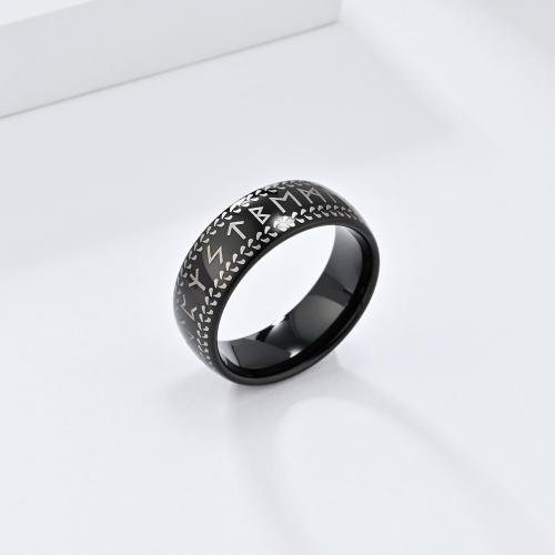 Männer Wolfram Stahl Ring in Bulk, poliert, Modeschmuck & unisex & verschiedene Größen vorhanden, keine, verkauft von PC[