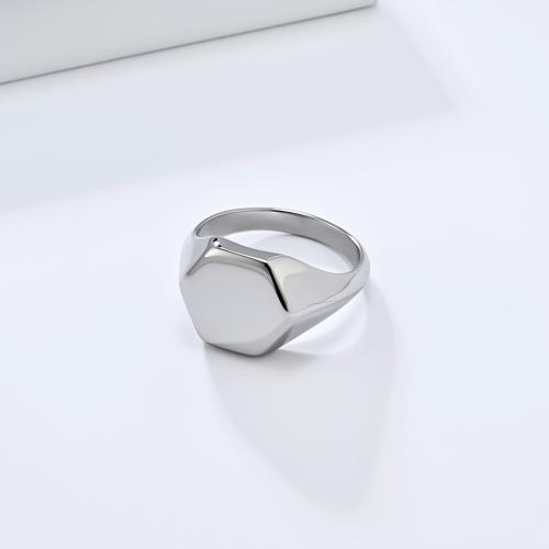 Edelstahl Fingerring, 304 Edelstahl, poliert, Modeschmuck & unisex & verschiedene Größen vorhanden, keine, verkauft von PC