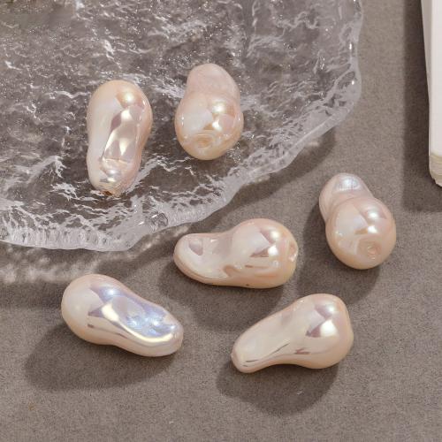 Glass Pearl Beads, plated, DIY 