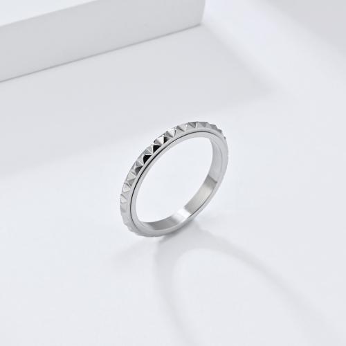 Edelstahl Fingerring, 304 Edelstahl, Modeschmuck & unisex & verschiedene Größen vorhanden, keine, verkauft von PC