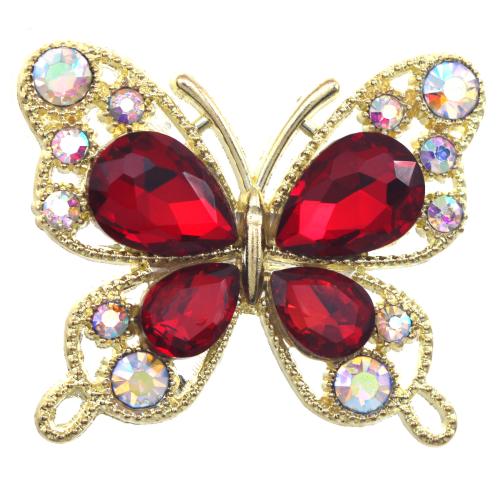 Zinc Alloy Costume Accessories, with Glass, plated, DIY & with rhinestone [