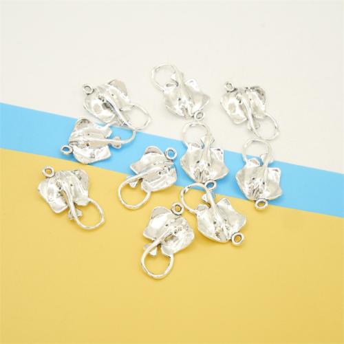 Zinc Alloy Animal Pendants, Fish, antique silver color plated, DIY 