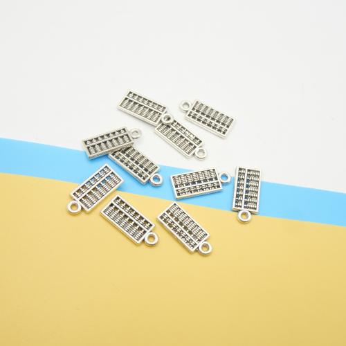 Zinc Alloy Jewelry Pendants, Abacus, antique silver color plated, DIY 