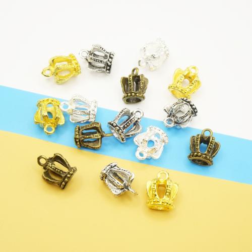 Zinc Alloy Crown Pendants, plated, DIY 