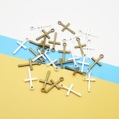 Zinc Alloy Cross Pendants, plated, DIY 