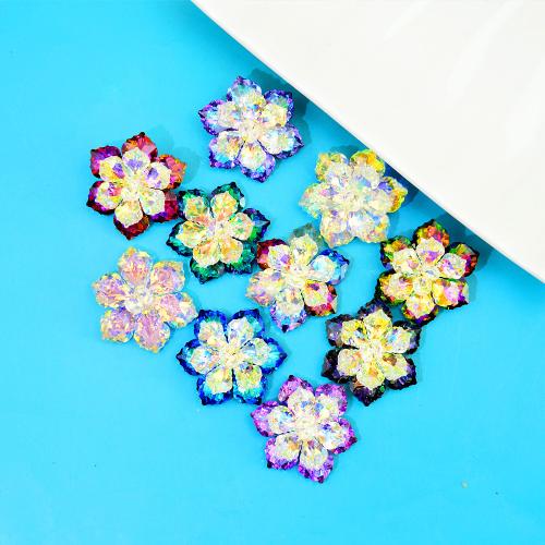 Crystal Brooch, Zinc Alloy, with Crystal, Flower, fashion jewelry & for woman 