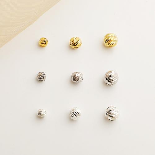 Sterling Silver Spacer Beads, 925 Sterling Silver, Round, DIY & flower cut 