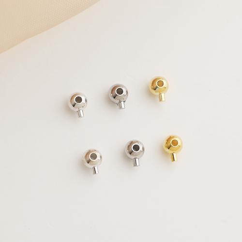 925スターリングシルバー ビーズの位置決め, DIY, 無色, 3mm, 穴:約 0.8mm, 売り手 パソコン