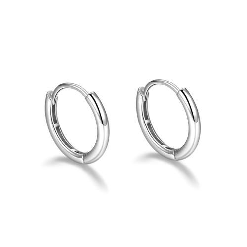 Sterling Silver Huggie Hoop Earring, 925 Sterling Silver, fashion jewelry & for woman 