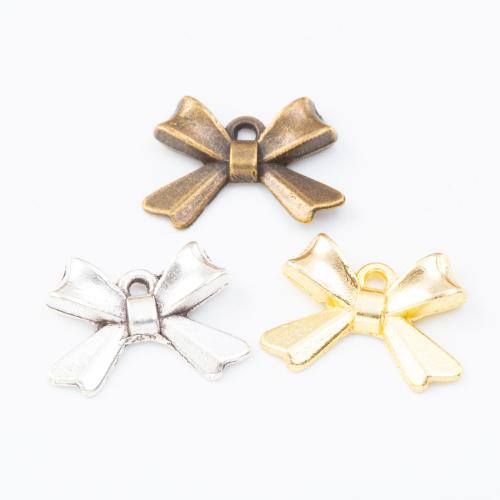 Zinc Alloy Bowkont Pendants, Bowknot, plated, DIY Approx 