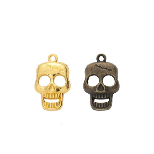 Zinc Alloy Skull Pendants, plated, DIY Approx 