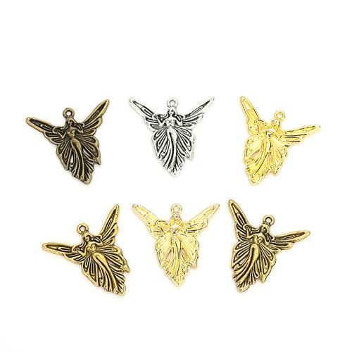 Zinc Alloy Jewelry Pendants, Angel, plated, DIY Approx 