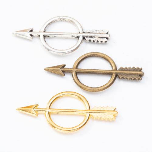 Zinc Alloy Jewelry Pendants, arrowhead, plated, DIY Approx 