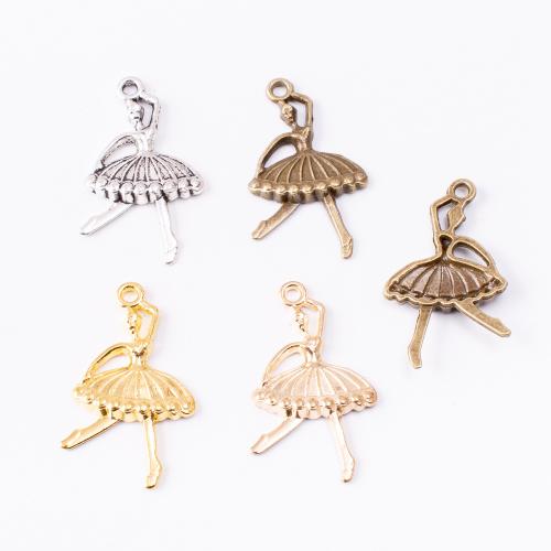 Zinc Alloy Jewelry Pendants, Dancing Girl, plated, DIY 