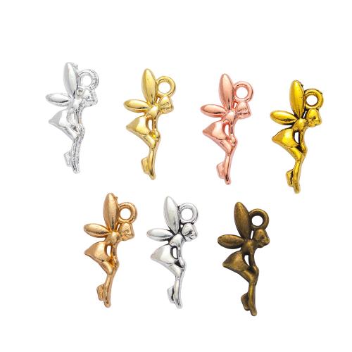 Zinc Alloy Jewelry Pendants, Fairy, plated, DIY 