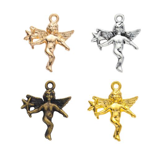 Zinc Alloy Jewelry Pendants, Angel, plated, DIY 