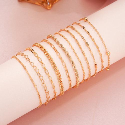 Fashion Zinc Alloy Bracelets, plated, fashion jewelry 