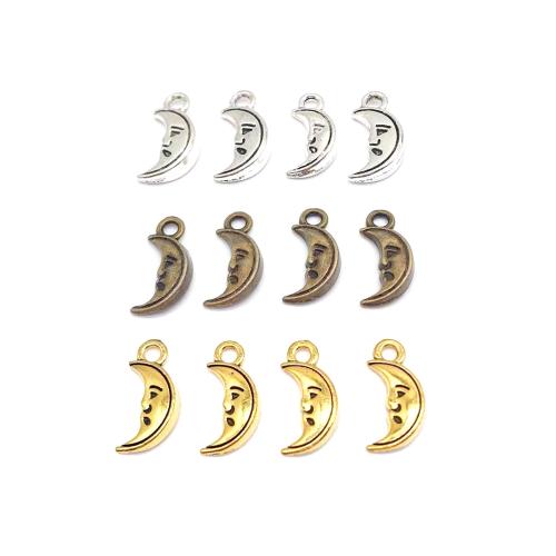 Zinc Alloy Jewelry Pendants, Moon, plated, DIY 