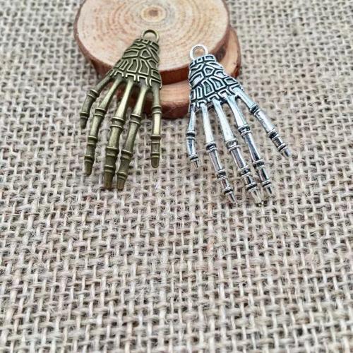 Zinc Alloy Hand Pendants, plated, DIY 