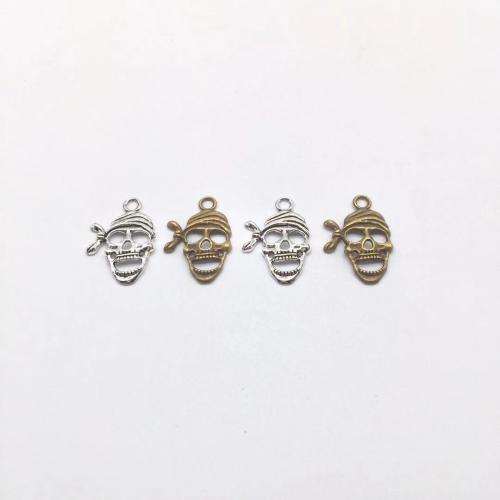 Zinc Alloy Skull Pendants, plated, DIY [