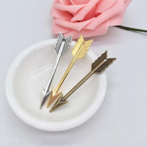 Zinc Alloy Jewelry Pendants, Arrow, plated, DIY 