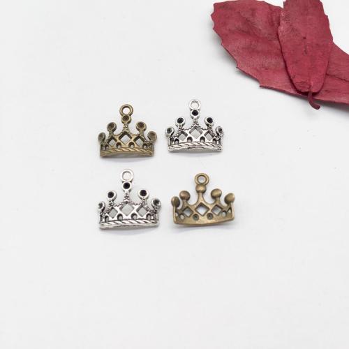 Zinc Alloy Crown Pendants, plated, DIY 