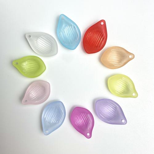 Acrylic Jewelry Pendant, petals, injection moulding, DIY & frosted Approx 1.6mm, Approx 