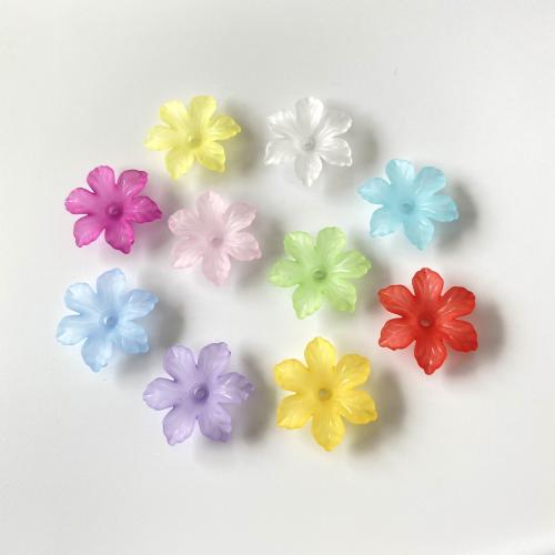 DIY Hair Flowers, Acrylic, injection moulding, frosted 26mm Approx 2.6mm, Approx 