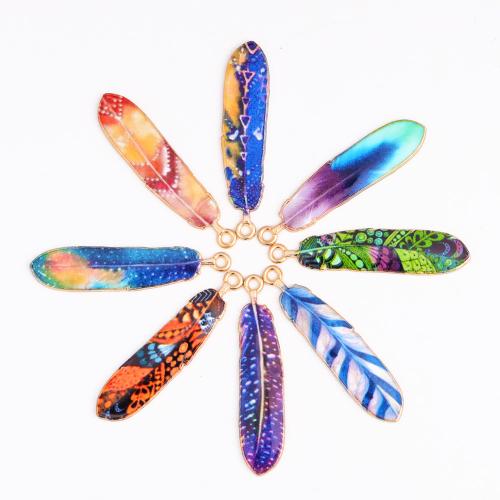 Zinc Alloy Enamel Pendants, plated, DIY, mixed colors 