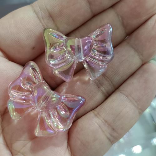 Transparent Acrylic Beads, Bowknot, DIY 