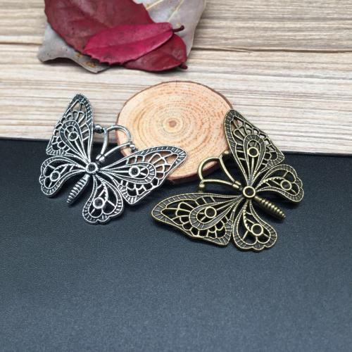 Zinc Alloy Animal Pendants, Butterfly, plated, DIY 