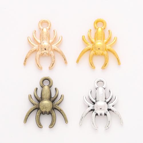 Zinc Alloy Animal Pendants, Spider, plated, DIY 