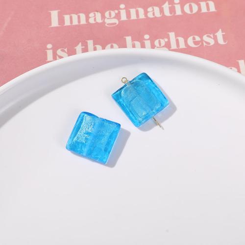 Lampwork Beads,  Square, DIY 