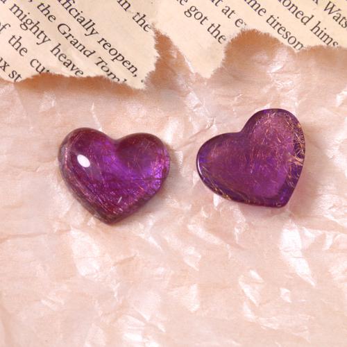 Mobile Phone DIY Decoration, Resin, Heart 