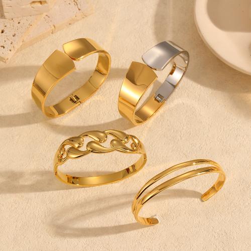 Brazalete del acero inoxidable, acero inoxidable 304, chapado, diferentes estilos para la opción & para mujer, más colores para la opción, Vendido por UD