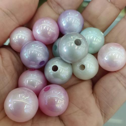 Pearlized Acrylic Beads, Round, DIY 16mm 