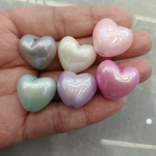 Pearlized Acrylic Beads, Heart, DIY 