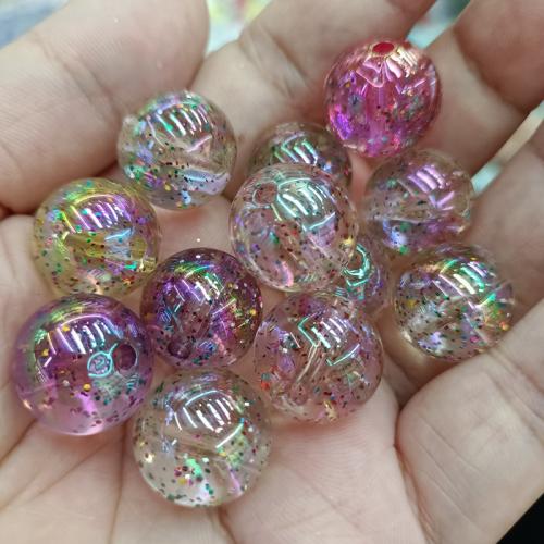 Transparent Acrylic Beads, Round, DIY 16mm 