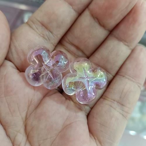 Transparent Acrylic Beads, Flower, DIY 