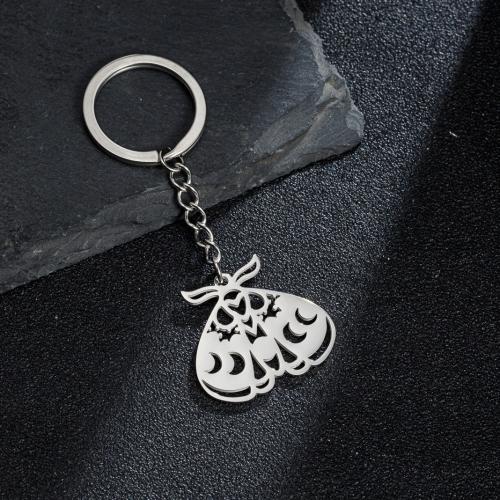 Stainless Steel Key Clasp, 304 Stainless Steel, Insect, plated, fashion jewelry 