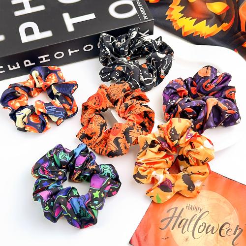 Cloth Elastic Band, with Rubber Band, handmade, Halloween Design & for woman 