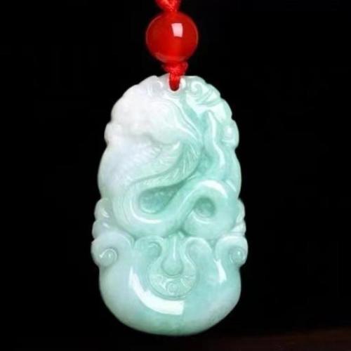 Jadeite Pendant, Chinese Zodiac, Carved, folk style & DIY pendant length 23-38mm [