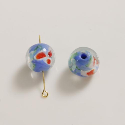 Abalorios de Cristal Murano hecho a mano, Cristal de murano, Bricolaje, más colores para la opción, 12mm, Vendido por UD