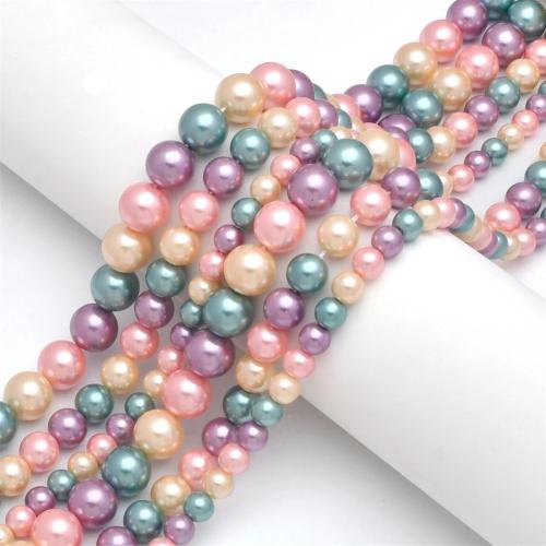 South Sea Shell Beads, Shell Pearl, Round, DIY Approx 38 cm 