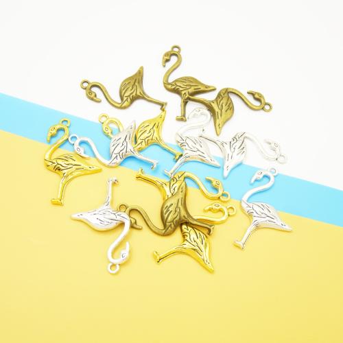 Zinc Alloy Animal Pendants, Bird, plated, DIY [