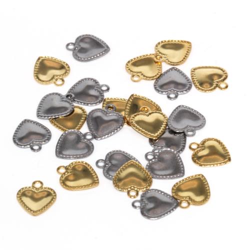 Stainless Steel Heart Pendants, 304 Stainless Steel, DIY 