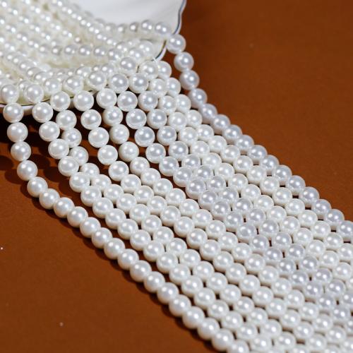 South Sea Shell Beads, Shell Pearl, Round, DIY white 