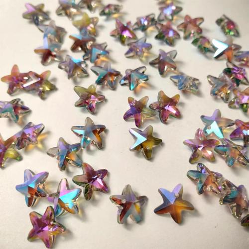 Glass Pendants, Starfish, DIY 14mm, Approx 