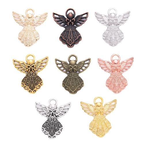 Zinc Alloy Jewelry Pendants, Angel, plated, DIY 