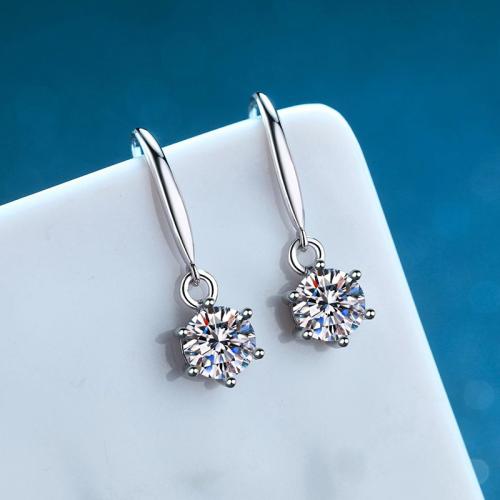 925 Sterling Silver Drop Earring & for woman, earring length 15-25mm 